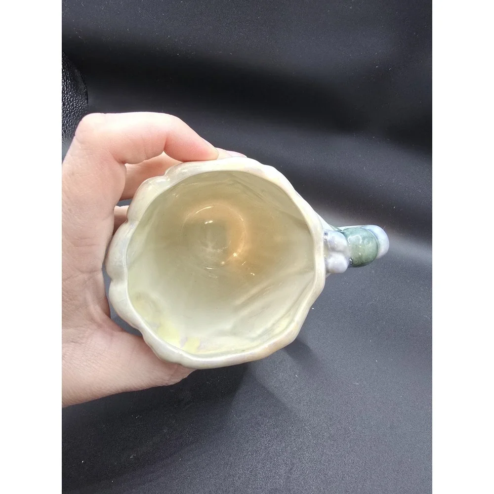 Fitz and Floyd Iridescent Cup With Dragonfly‎ Handle